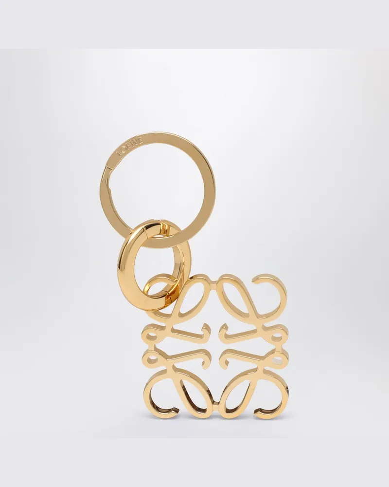 Loewe Anagram goldener Schlüsselanhänger Metallisch