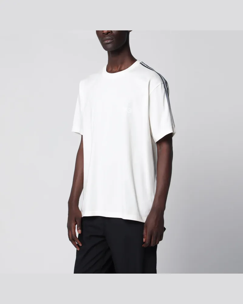 adidas Y-3 Gradient Stripes T-Shirt mit kurzen Ärmeln White