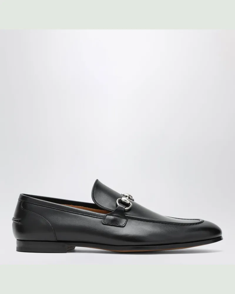 Gucci Schwarze Mokassins mit Schnalle Black