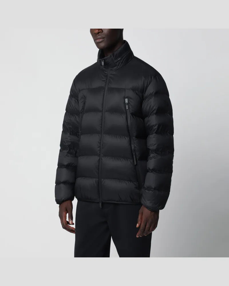 Moncler Kurze schwarze Dalalven Daunenjacke Black