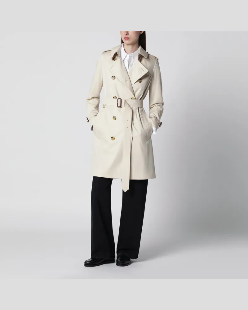Burberry Kensington Trenchcoat aus tropischem Gabardine in Beige Beige