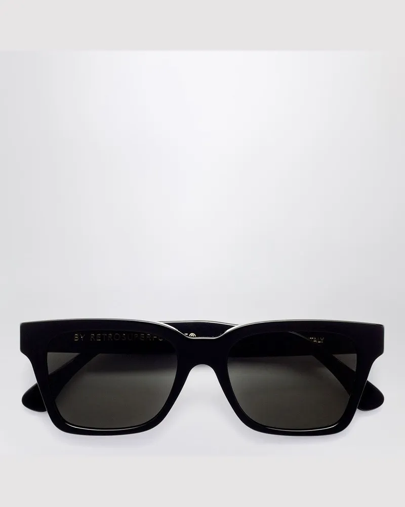 RETROSUPERFUTURE Schwarze Sonnenbrille America Schwarz