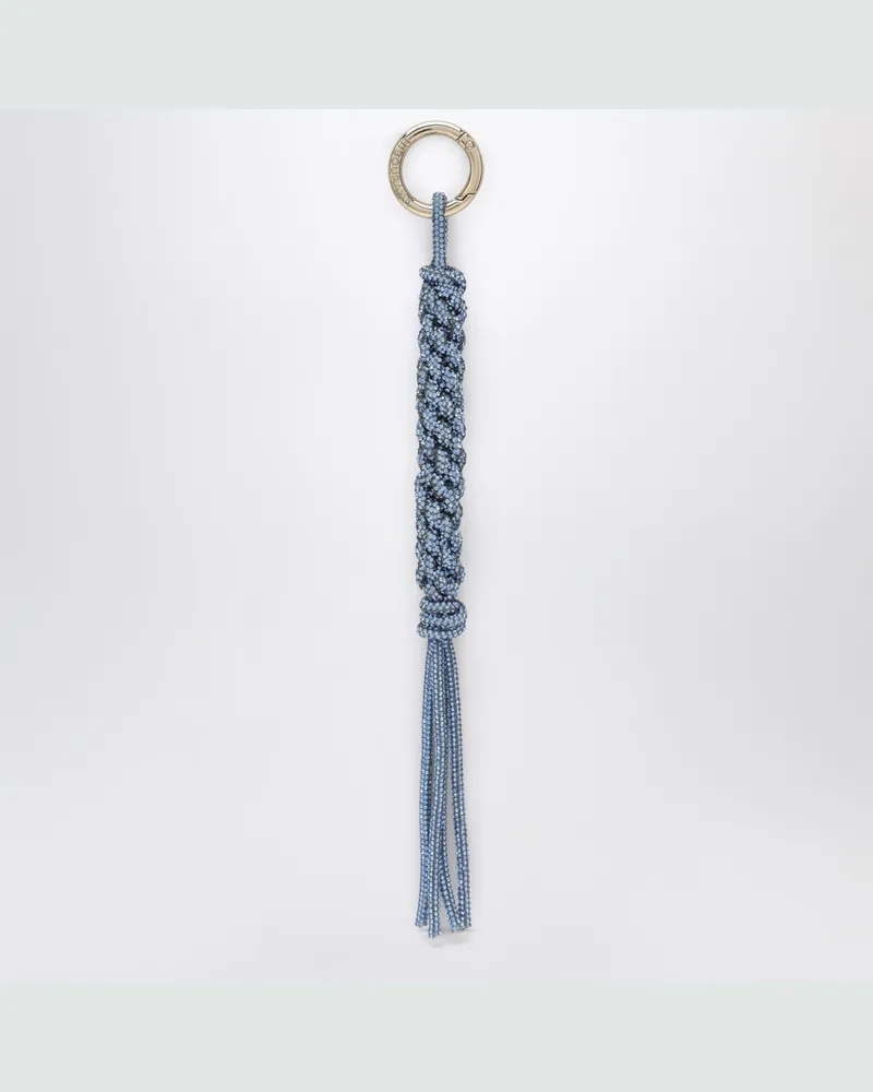 HIBOURAMA Scooby-Doo-Anhänger mit Blauen Kristallen 