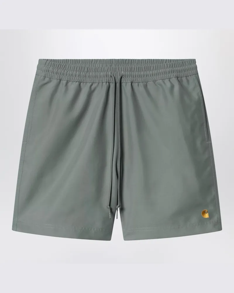 Carhartt WIP Chase Badeshorts in Samtgrün Grün