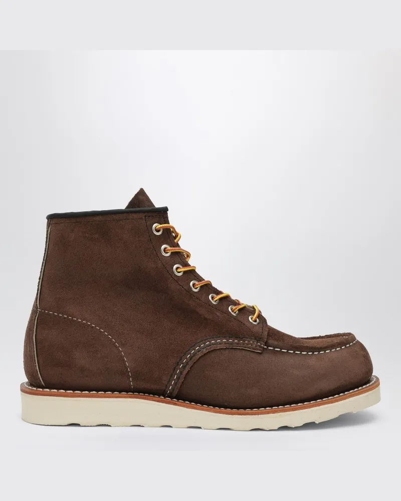 Red Wing Shoes Classic Moc Schnürschuh aus Schokoladenbraunem Leder Braun
