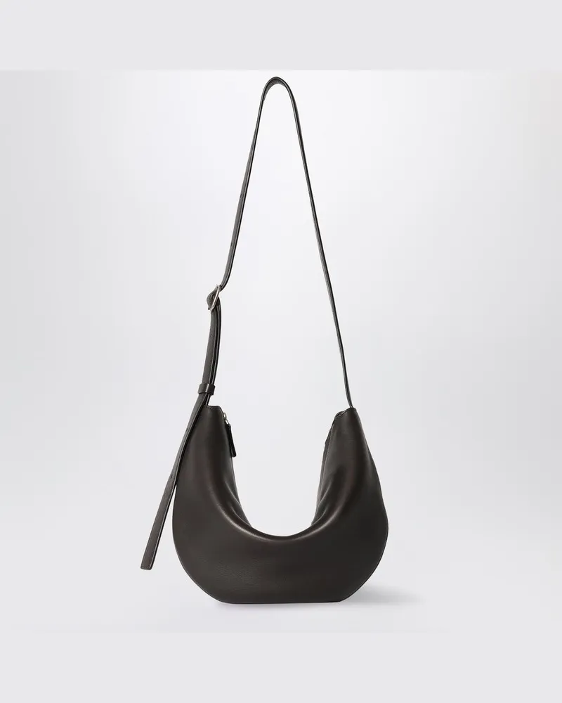 The Row Braune Leder Jouvette Tasche Braun