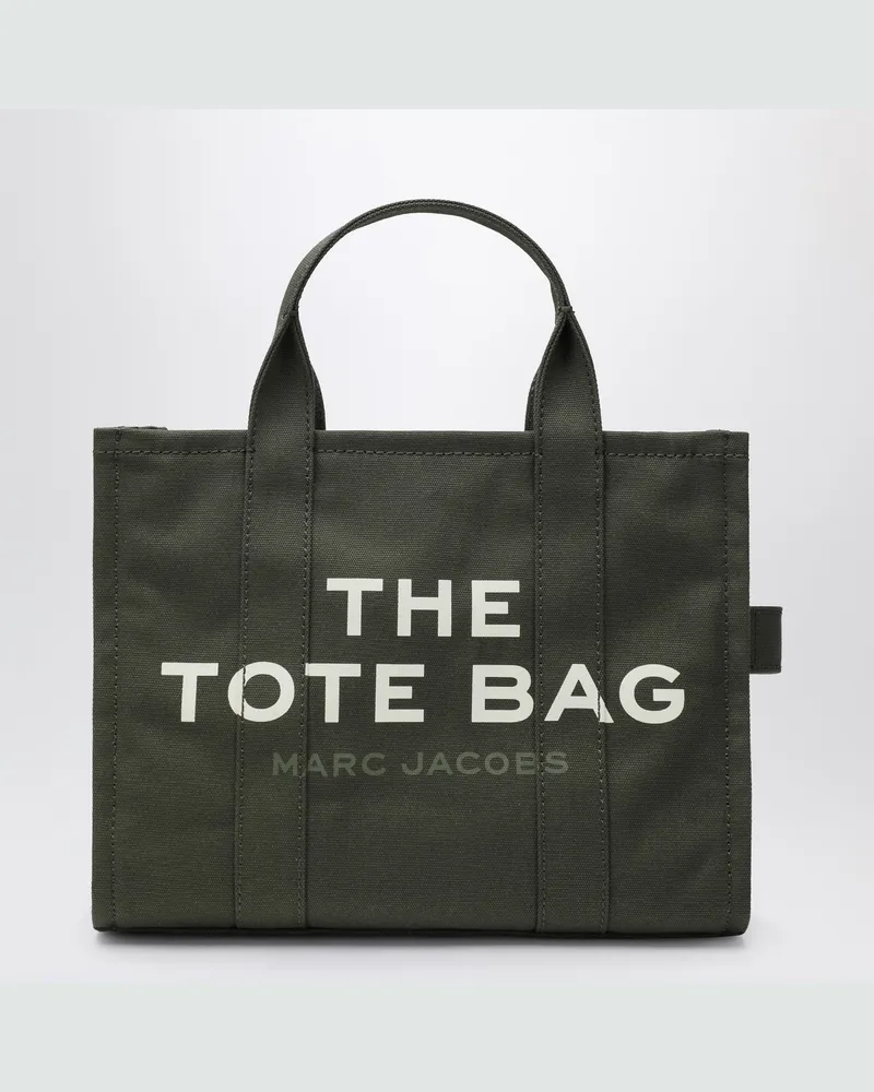 Marc Jacobs Mittlere Canvas-Tragetasche in Waldgrün 