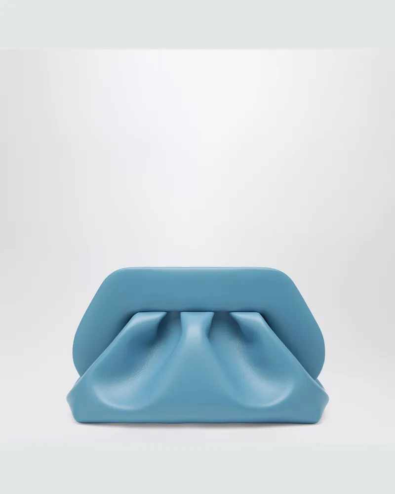 THEMOIRÈ Tia Clutch in Zyanblau Light