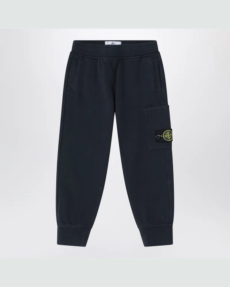 Stone Island Marineblaue Jogginghose aus Baumwolle 
