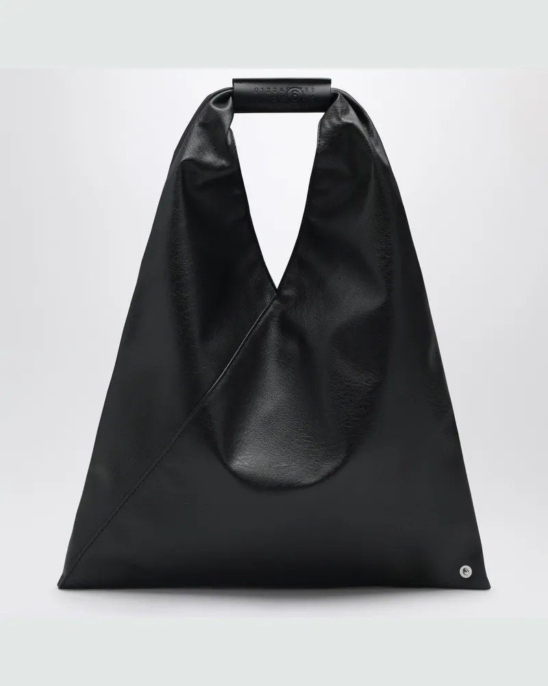 Maison Margiela Japanese Bag klein aus schwarzem Kunstleder 