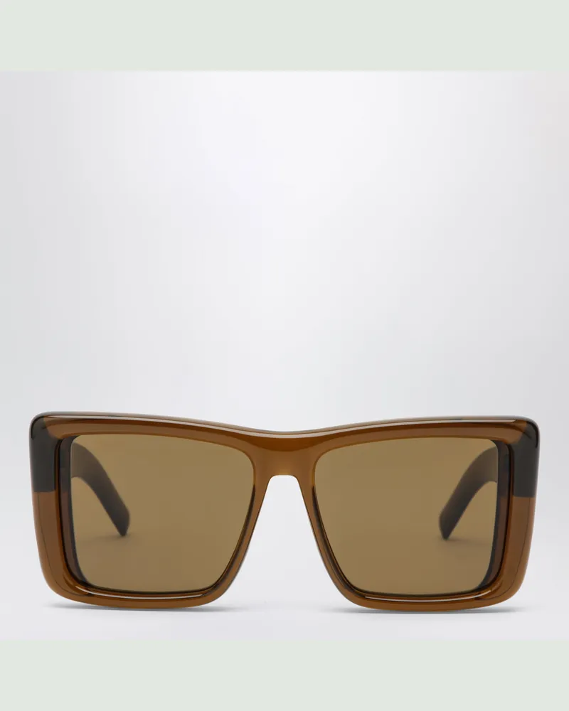 Saint Laurent SL 900 HOWL eckige Sonnenbrille in Khaki Green