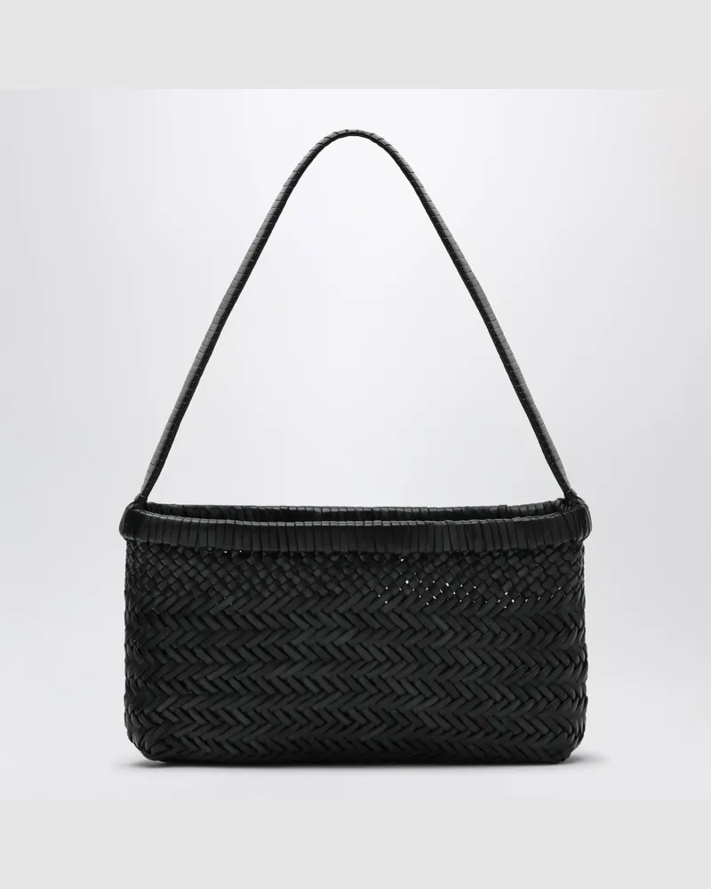 Manebí Schwarze Canyon Tasche aus Leder Black