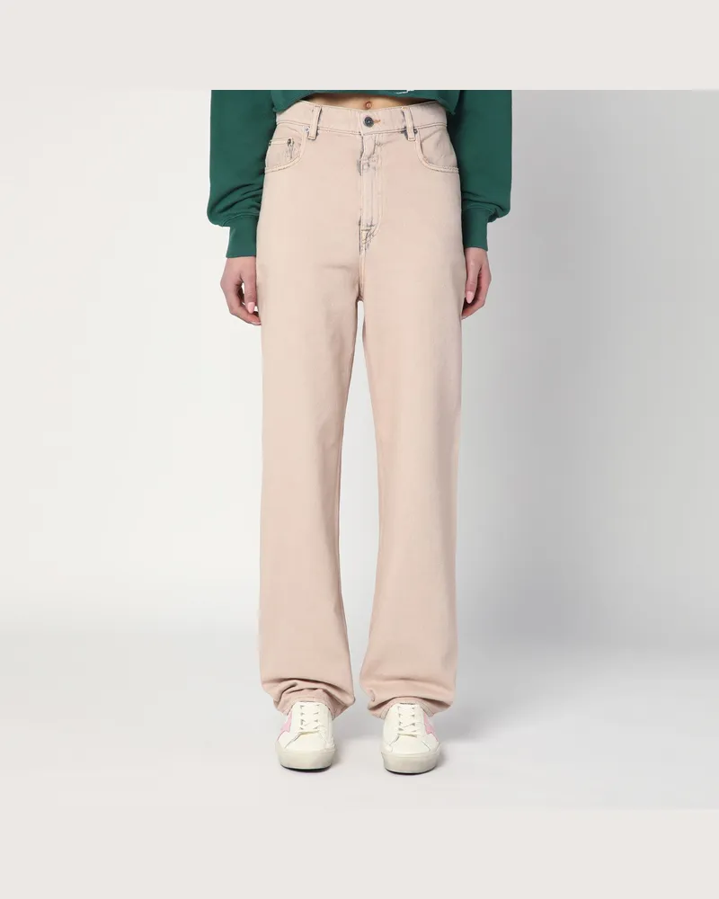 Golden Goose Rosa Denim-Jeans mit gefärbtem Effekt 