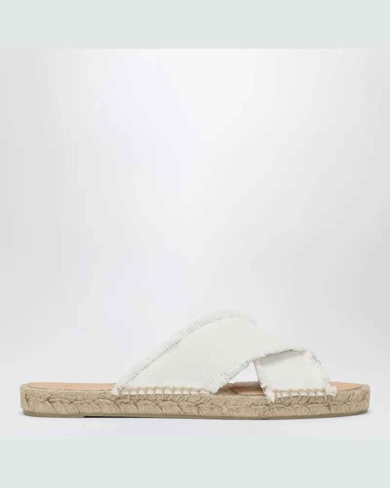 Castañer Slipper Palmera weiß White