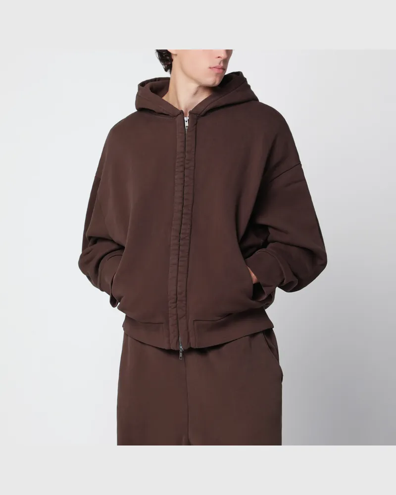 Entire Studios Thermal Hood V2 Kapuzenpullover in Braun Brown