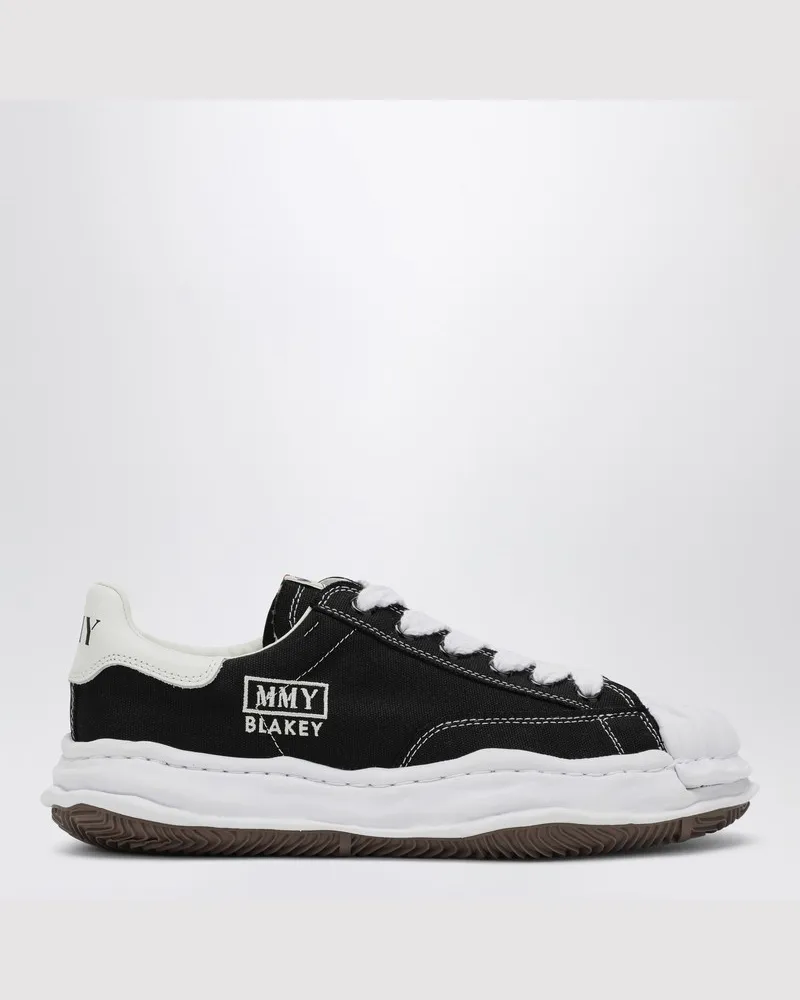 MIHARAYASUHIRO Blakey schwarzer Canvas Sneaker Schwarz