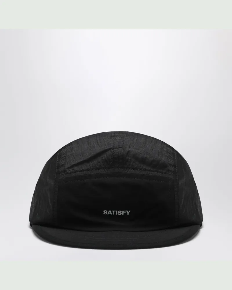 Satisfy Schwarze Rippy Trail Cap Black
