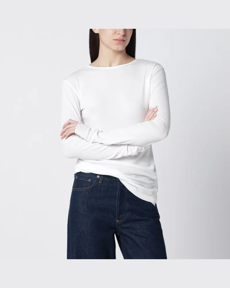 Entire Studios Vintage weißer Pullover aus Baumwollmischung White