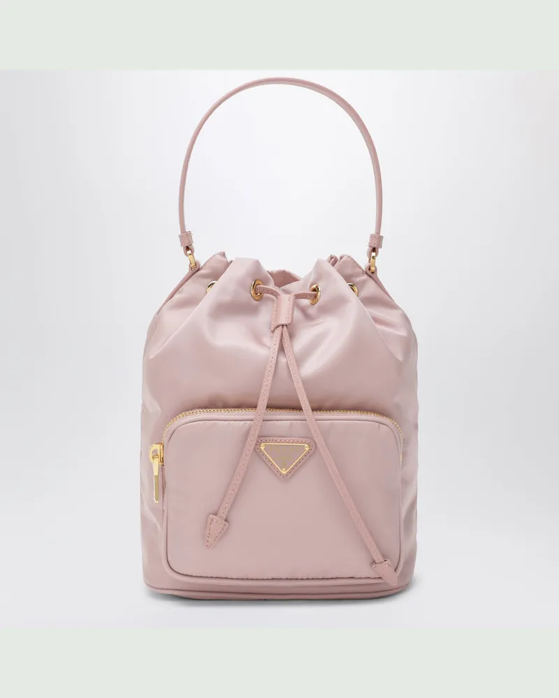 Prada Duecolor Beuteltasche pfirsichfarben aus Re-Nylon Pink