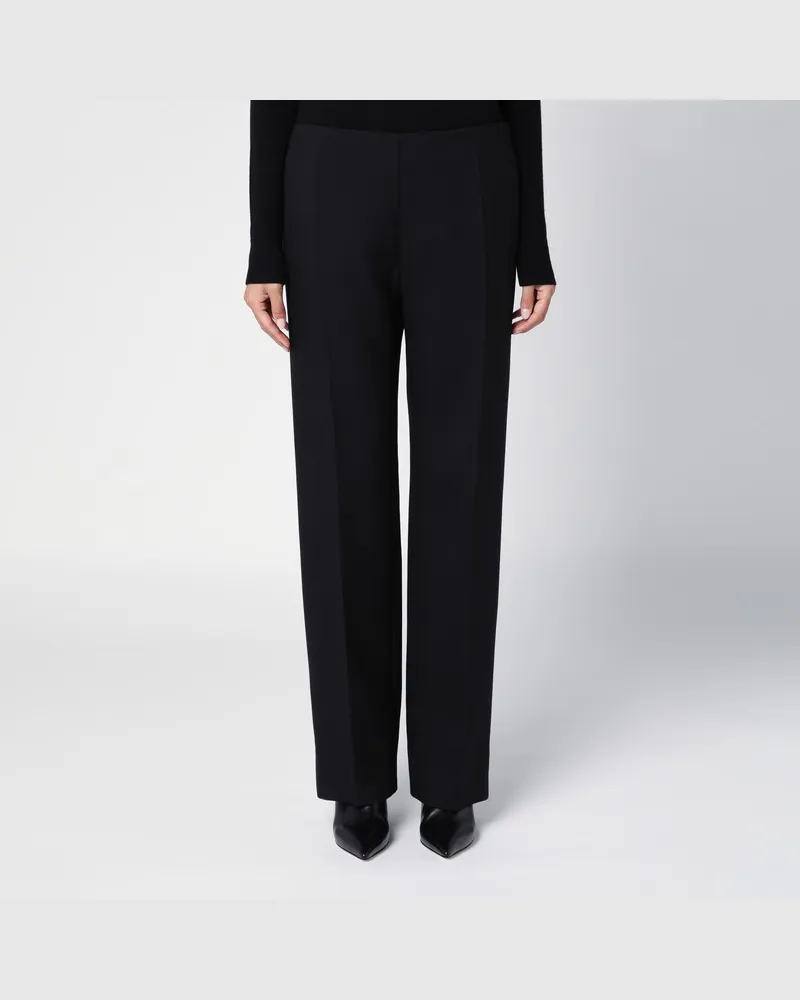 The Row Schwarze Wollhose Schwarz