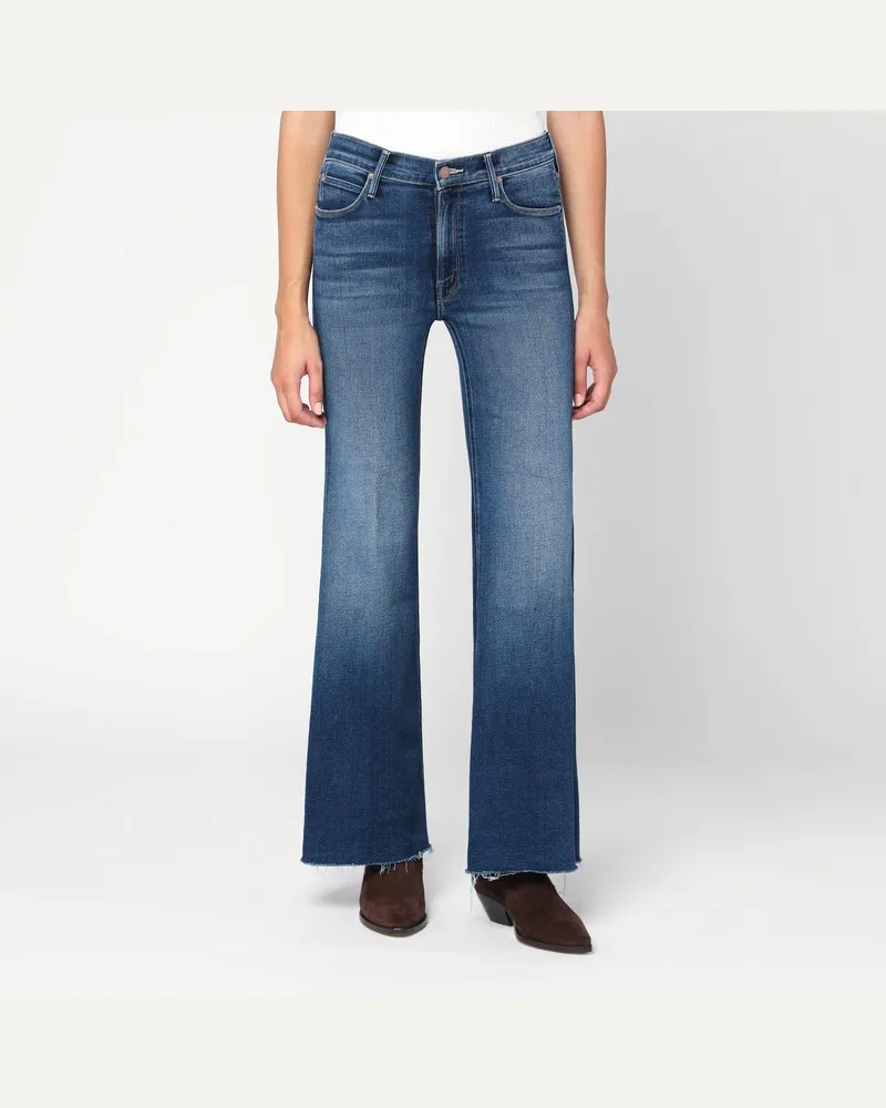 Mother Lil Doozy Fray ausgestellte Jeans Blau