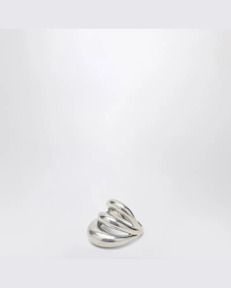 PANCONESI Triptych Blow Up Ring in Silber Metallisch