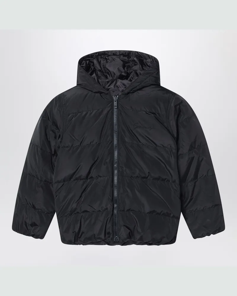 Givenchy Schwarze Steppjacke mit G-Druck Black