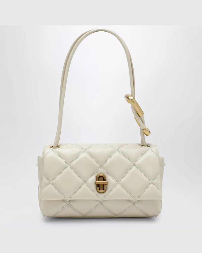 Marc Jacobs Weiße gesteppte Mini Dual Bag White