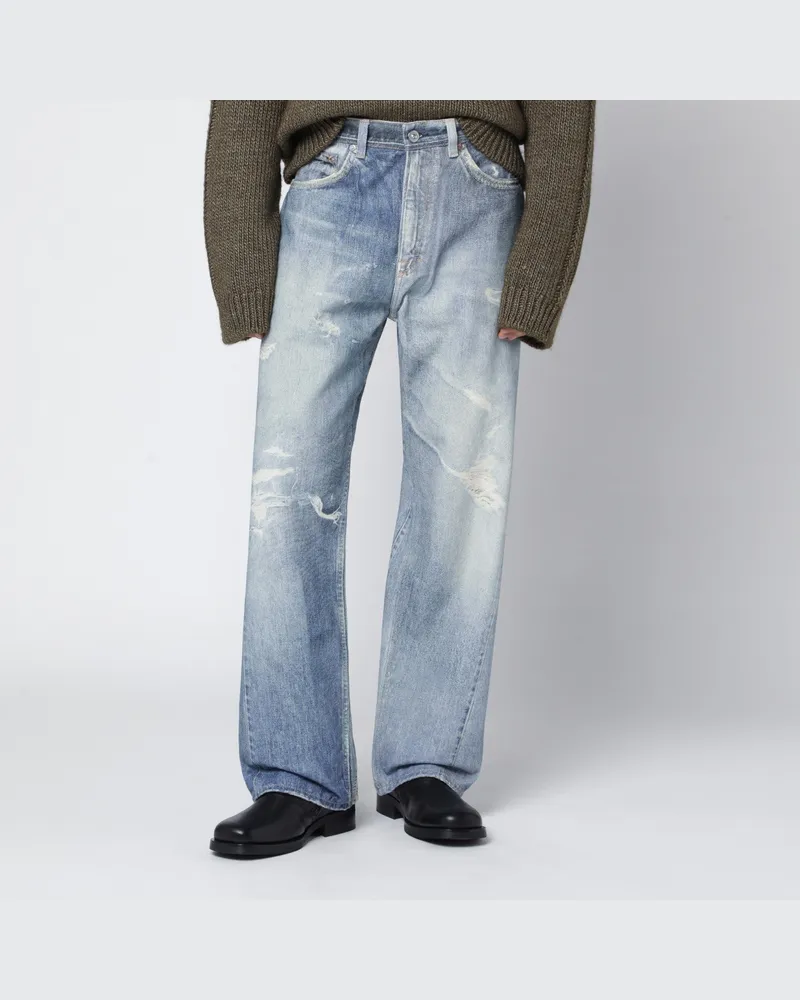 Our Legacy Hellblaue ausgewaschene Jeans Third Cut 