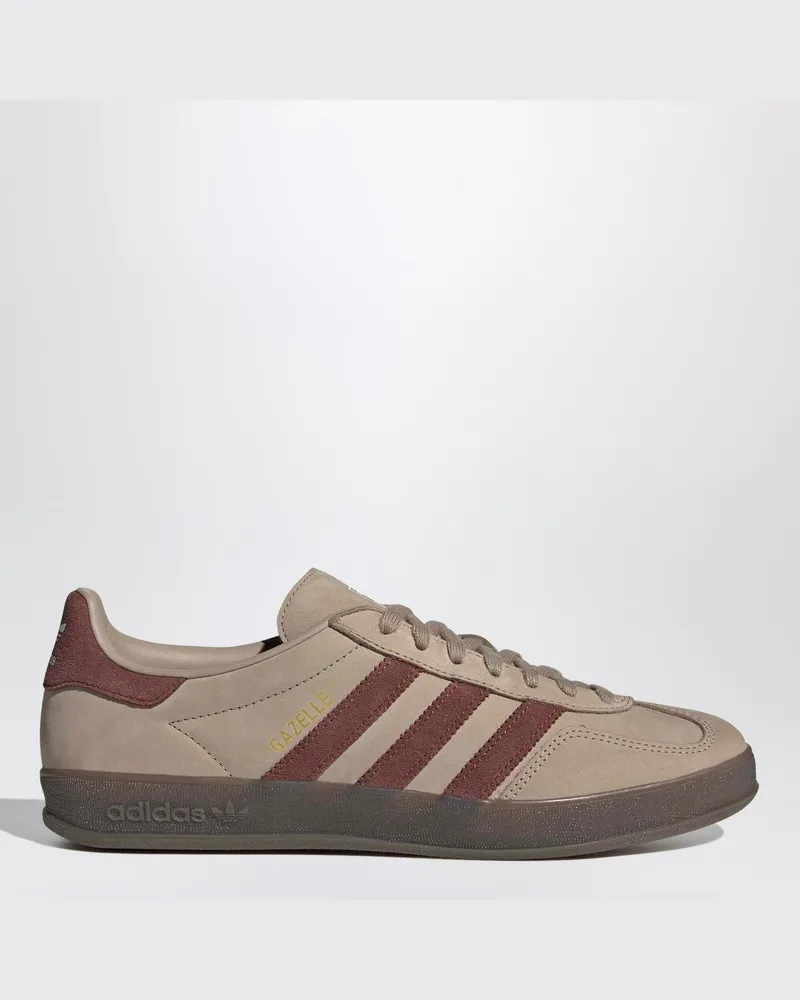 adidas Sneaker Gazelle Indoor Trace Khaki/Fox Brown/Cloud White Beige