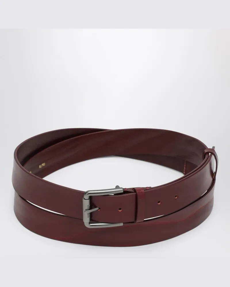 Max Mara Langer Gürtel aus Antikrosa Leder Rosa