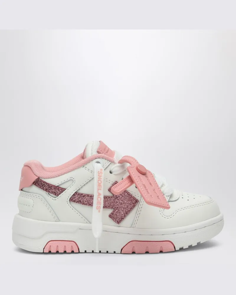OFF-WHITE Sneaker Out Of Office weiß/rosa Glitzer Mehrfarbig