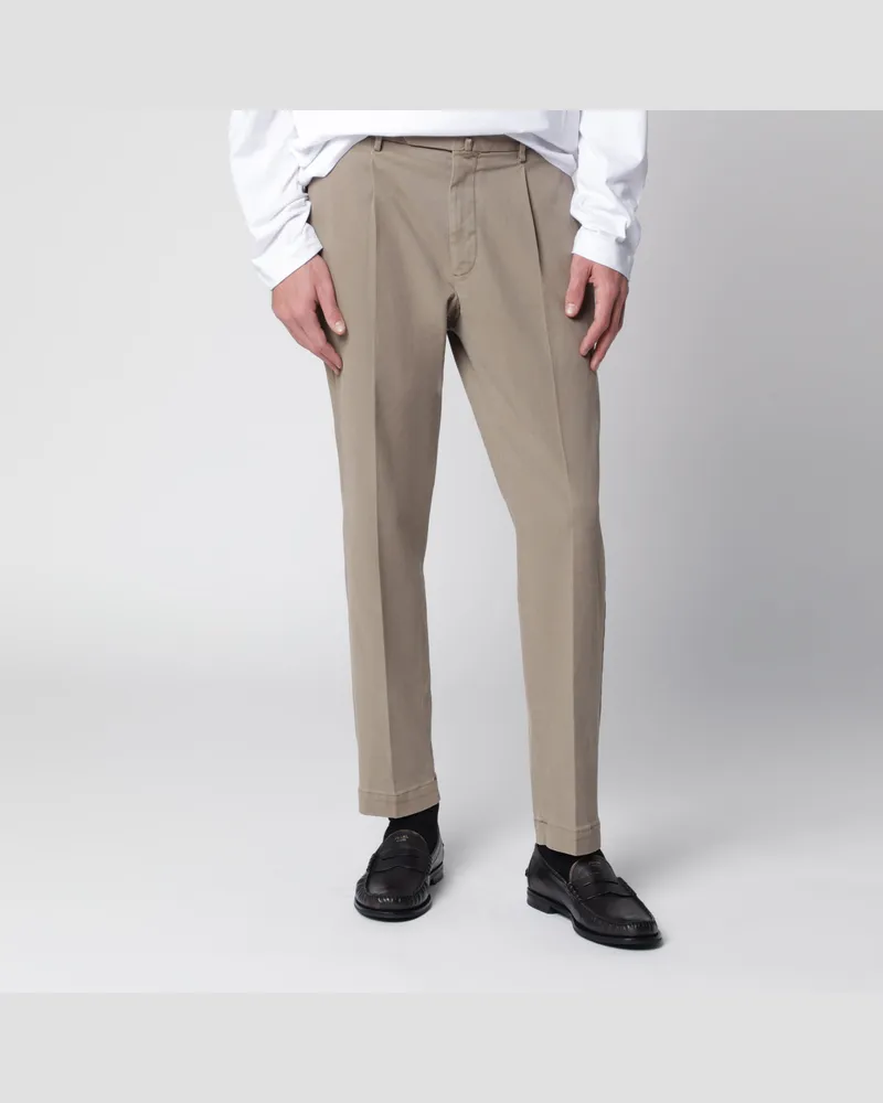 Biagio Santaniello Braune Arechi Hose aus Baumwollmischung Brown
