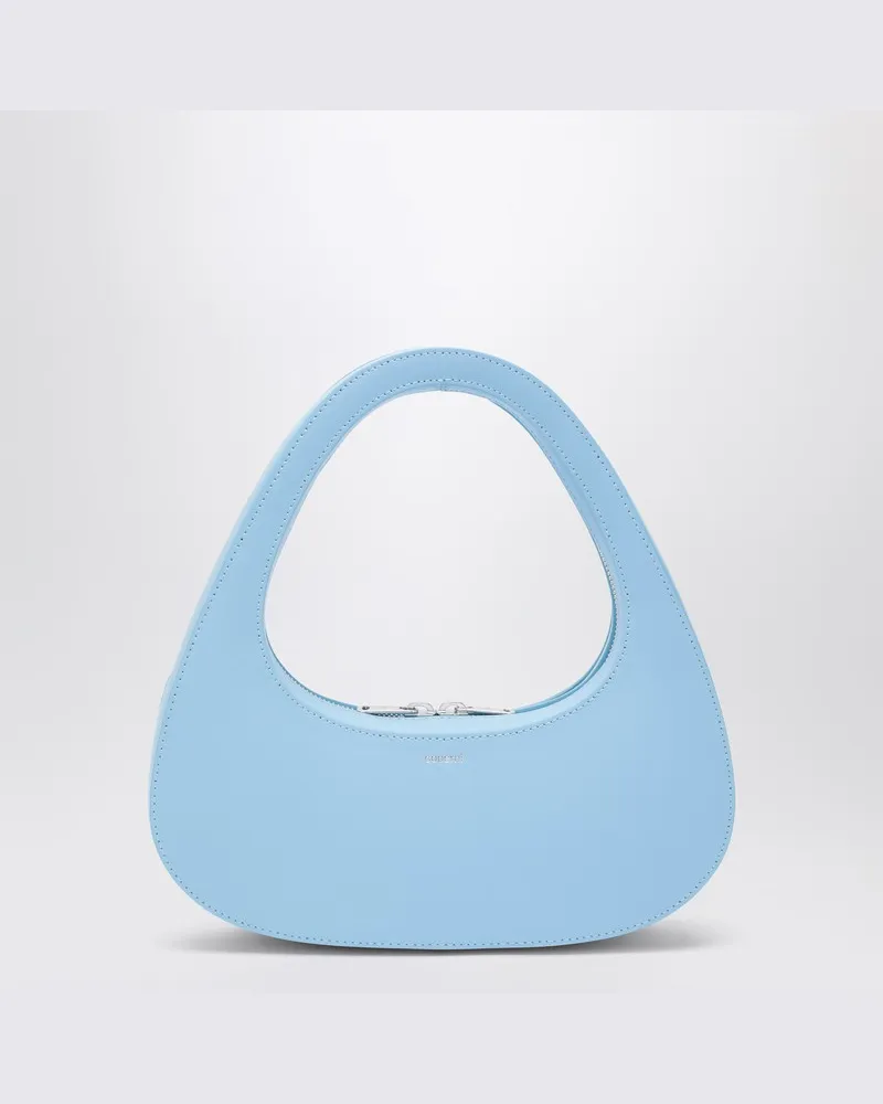 COPERNI Hellblau Swipe Bag Micro Baguette aus Leder Hellblau