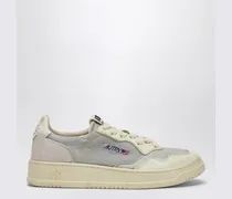 Sneaker Medalist Low Super Vintage aus grauem/weißem Leder und Mesh