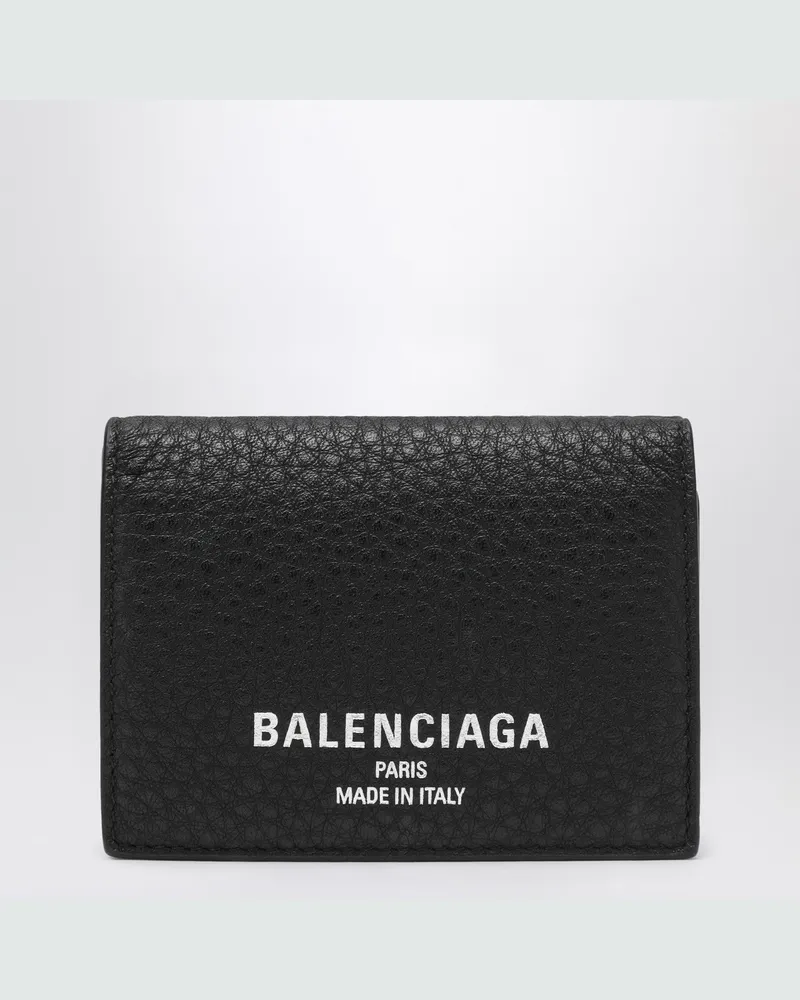 Balenciaga Kleine Geldbörse Explorer in Schwarz Black