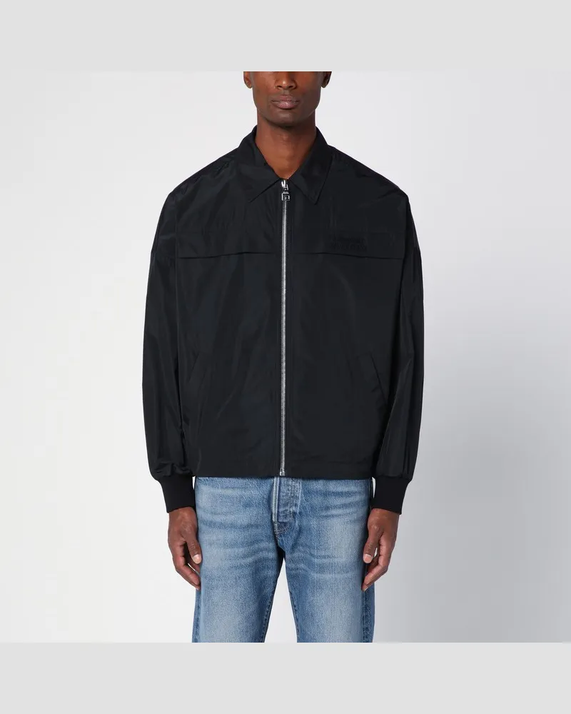 Alexander McQueen Schwarze leichte Jacke mit Reißverschluss