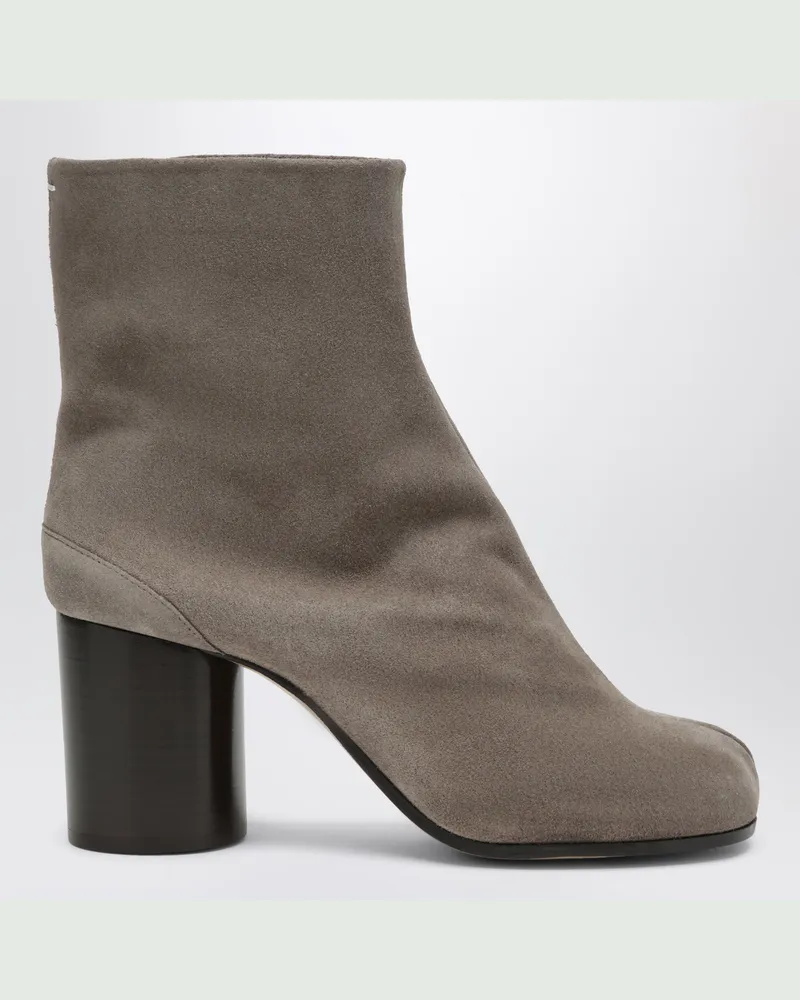 Maison Margiela Taupe suede Tabi ankle boots Beige