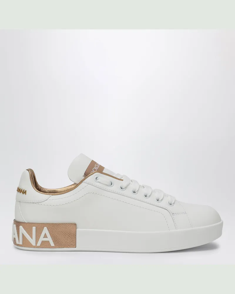 Dolce & Gabbana Sneakers Portofino weiß/gold White