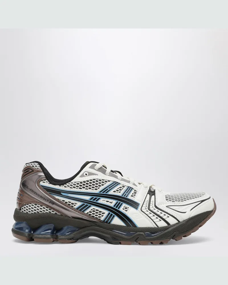 Asics Gel-Kayano 14 Sneaker in Cream/Blue Coast Beige