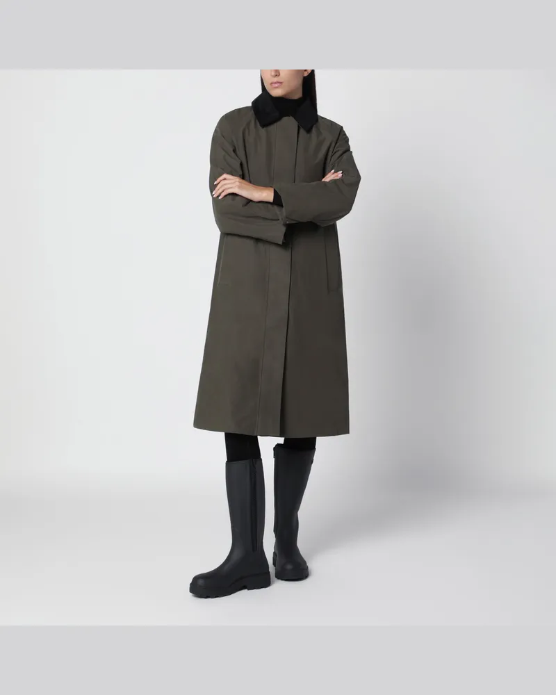 Tretorn Beluga Dawn coat in cotton blend Grey