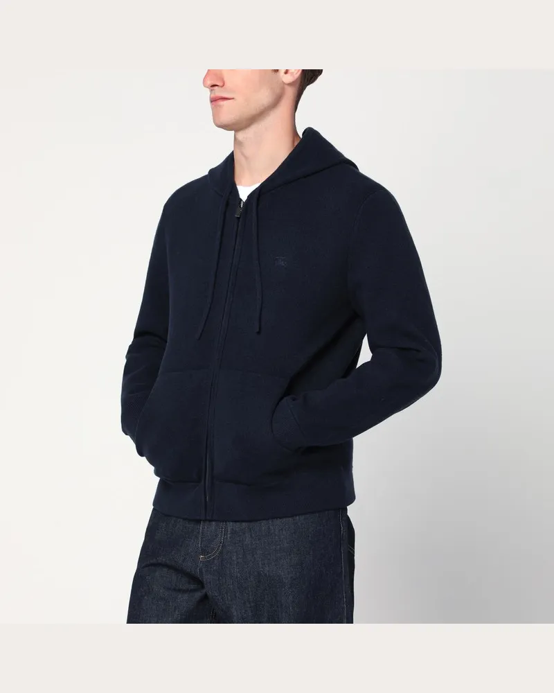Burberry Zip-Cardigan in Navyblau Blau