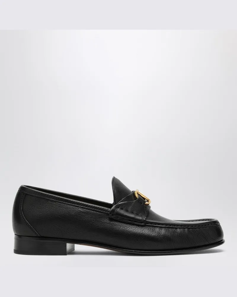 Valentino Garavani Schwarzer Slipper VLogo Signature Schwarz
