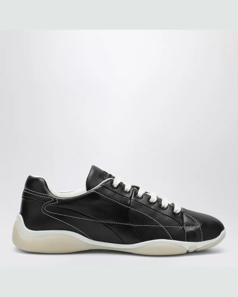 Prada Schwarze Sneakers aus Nappaleder Black