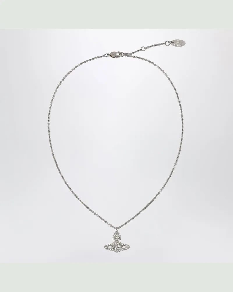 Vivienne Westwood Grace Bas Relief Halskette in Platin/Kristall Metal