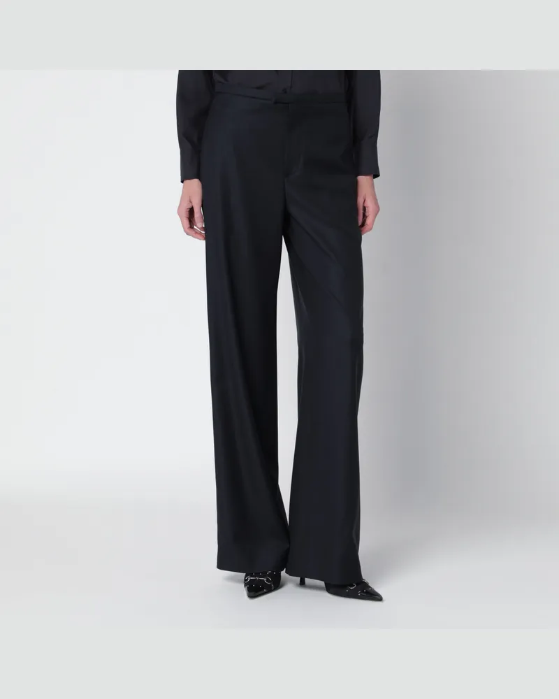Gucci Hose Blue Japan aus leichter Wolle Blue