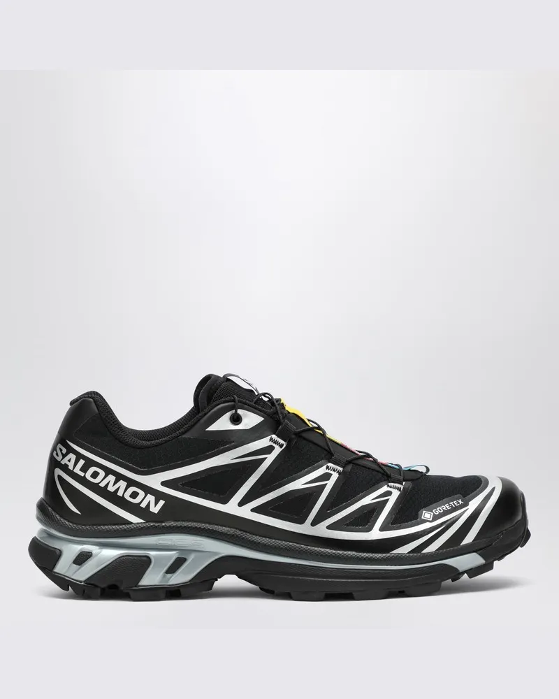 Salomon Flacher Sneaker XT-6 schwarz/silber Schwarz