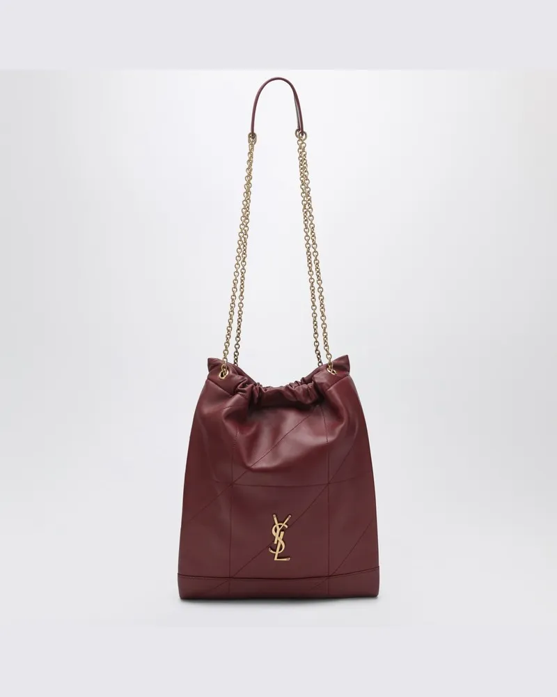 Saint Laurent Jamie 4.3 Pochon Tasche in Dark Barolo Burgunderrot