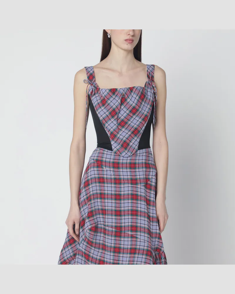 Vivienne Westwood Puppy-Korsett aus Leinen mit Tartanmuster 