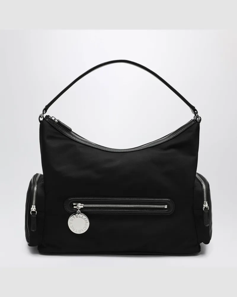 Stella McCartney Dartmoor Schultertasche aus ECONYL in Schwarz Black